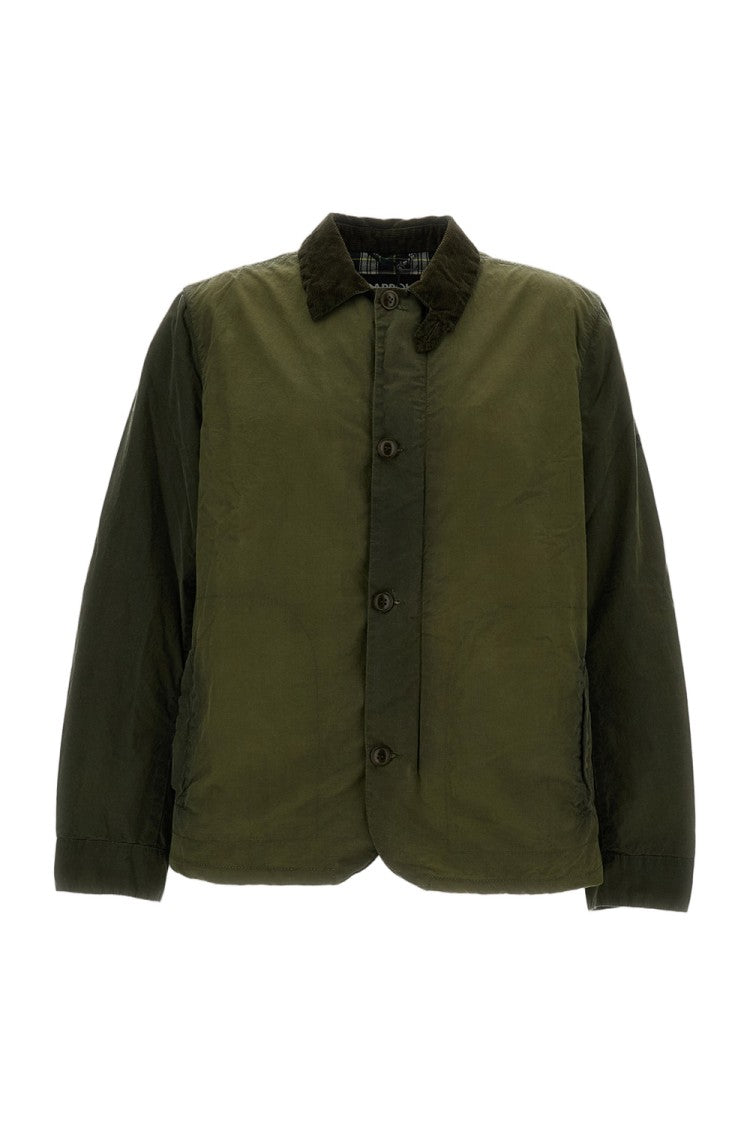Barbour Troon Green Waxed Cotton Jacket