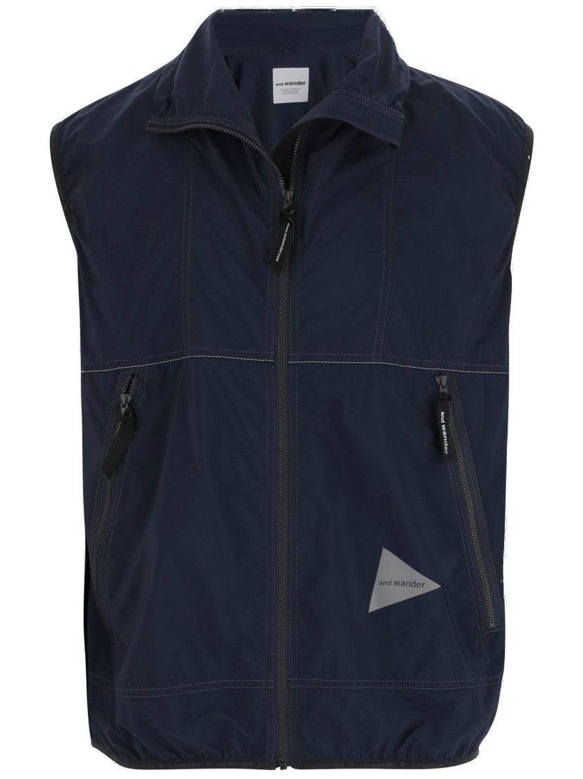 And Wander Winter Vest With Logo