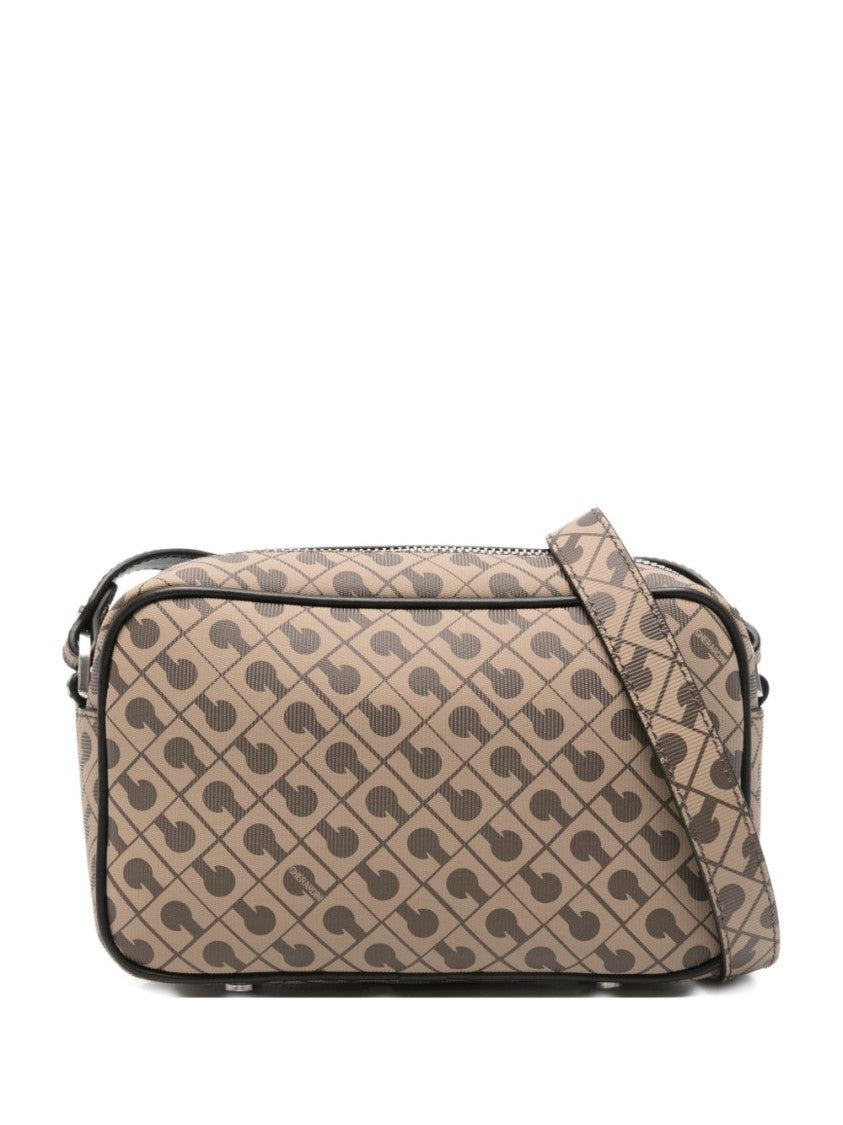 Gherardini Rectangular Geometric Patterned Shoulder Bag