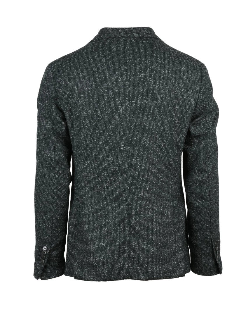 L.B.M. 1911 Multicolor Rounded Jacket With Button Closure And Unlined Interior