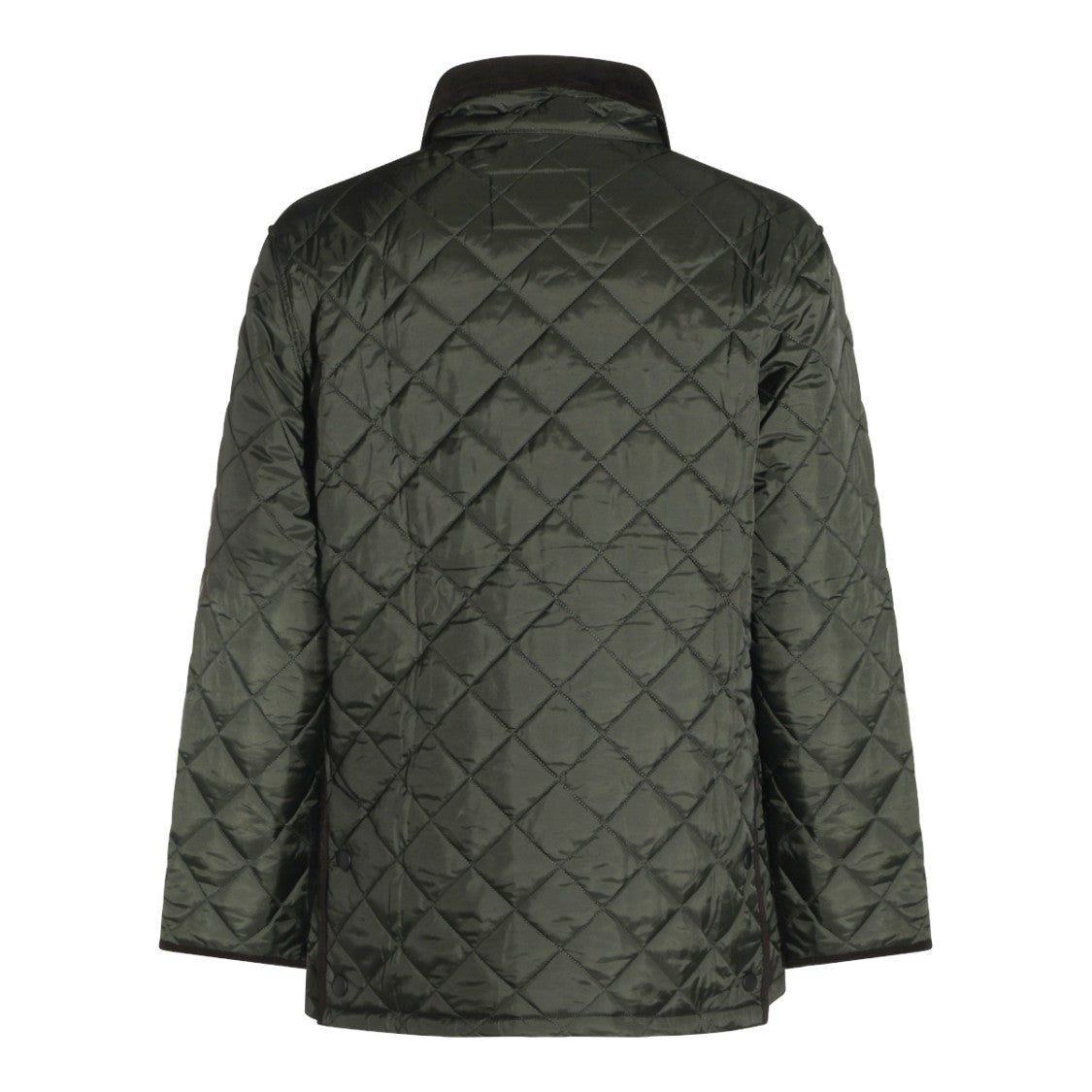 Barbour Quilted Jacket With Diamond Pattern And Classic Collar