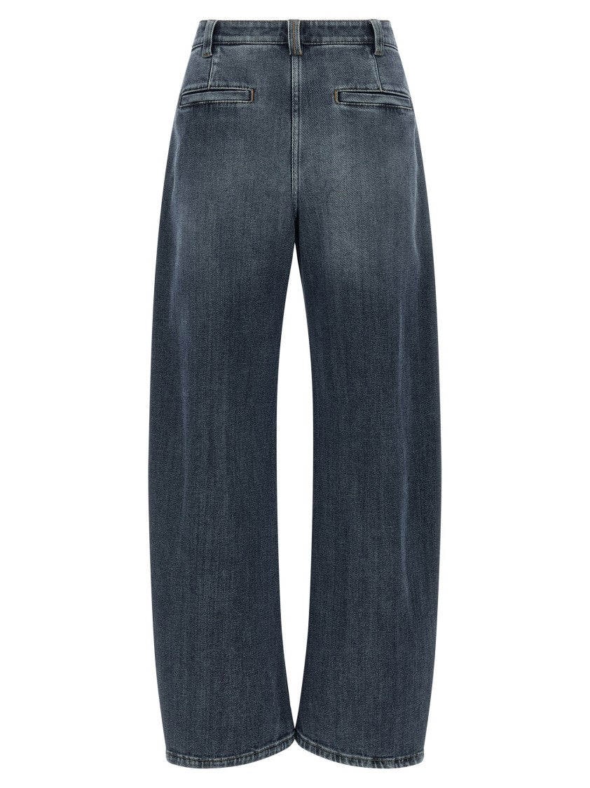 Brunello Cucinelli 'Loose Curved' Jeans