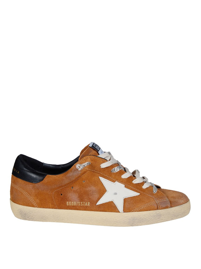Golden Goose Super Star Vintage Distressed Low-Top Sneakers