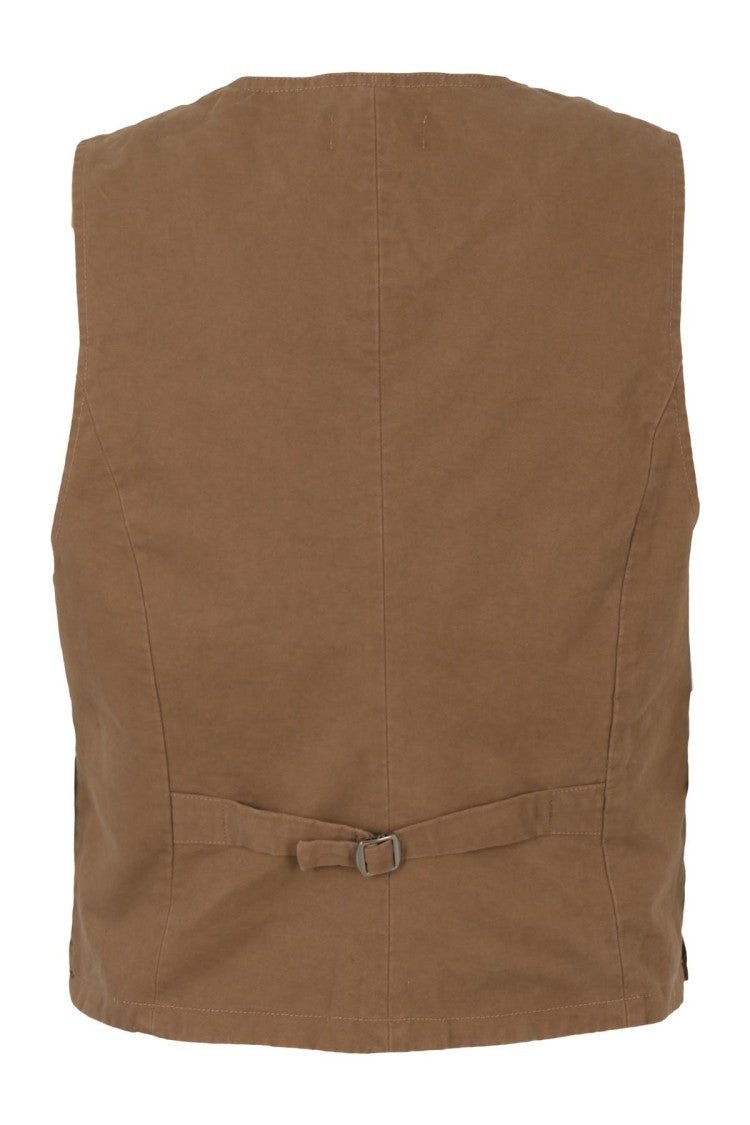 Tela Genova Sleeveless Cotton Gilet