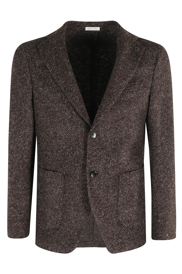 Breras Milano Textured Herringbone Napoli Jacket