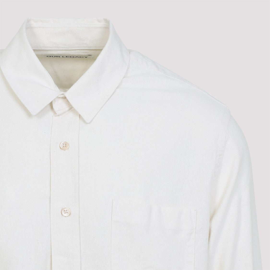 Our Legacy Classic White Silk Shirt