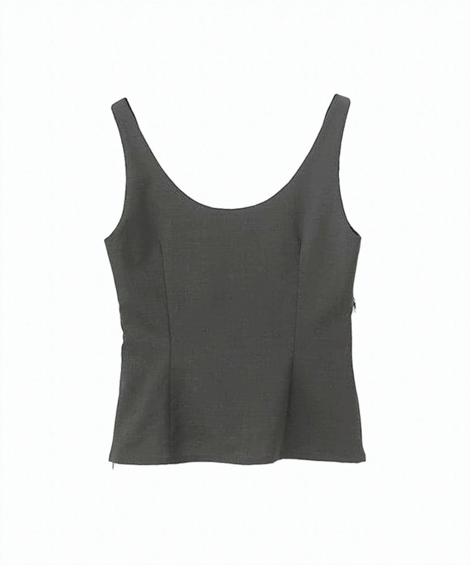 Paloma Wool Sleeveless Fitted Top With Scoop Neckline