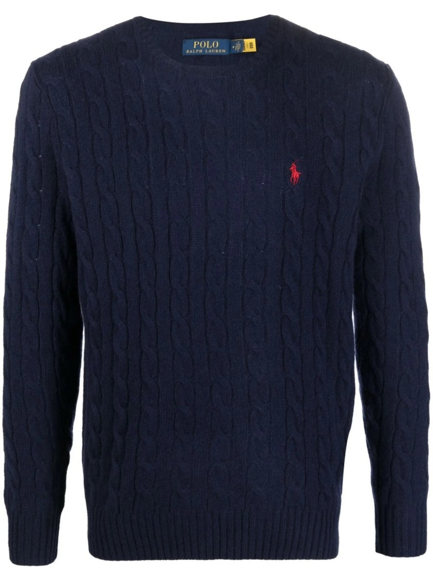 Polo Ralph Lauren Cable Knit Long Sleeve Pullover With Crew Neckline