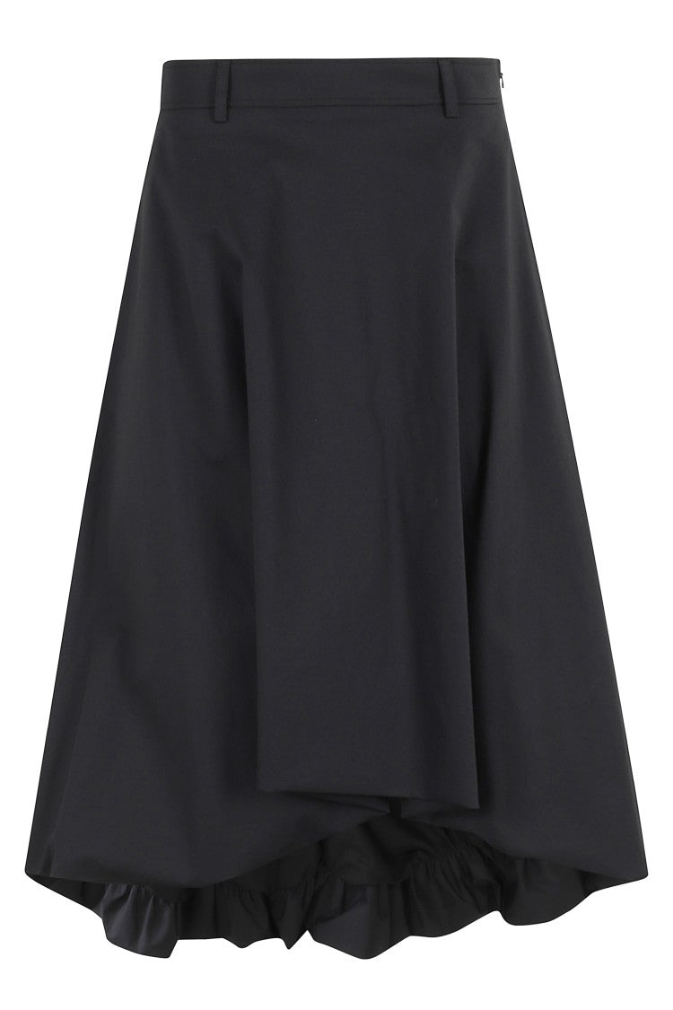 Moschino Flared Midi Skirt With Structured Shape