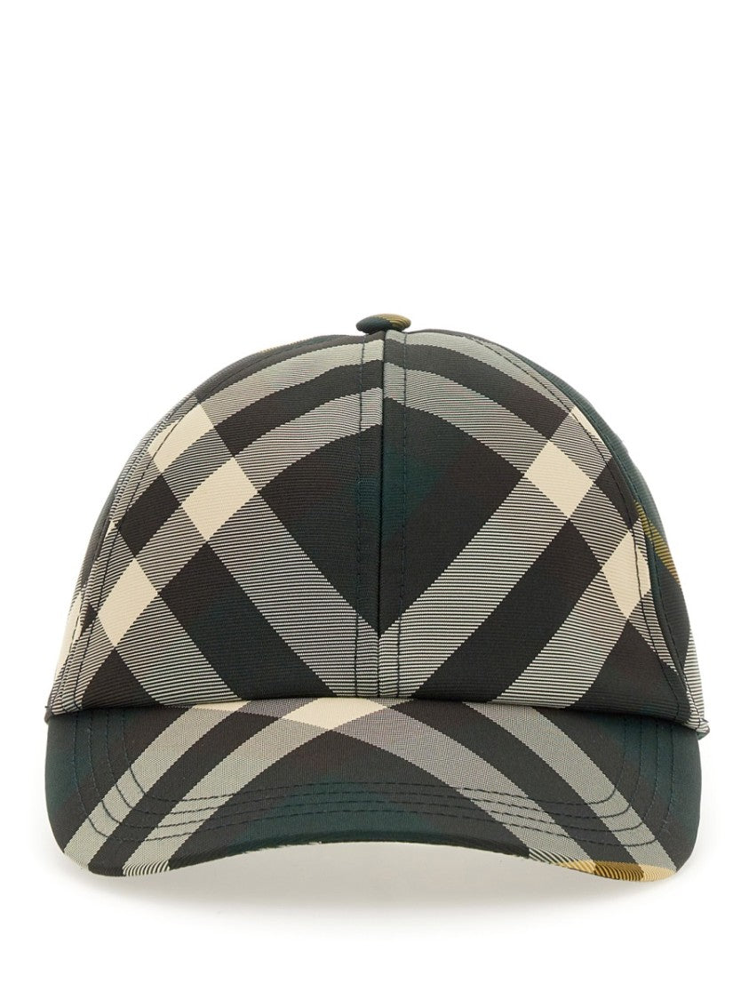 Burberry Plaid Pattern Polyester Baseball Cap