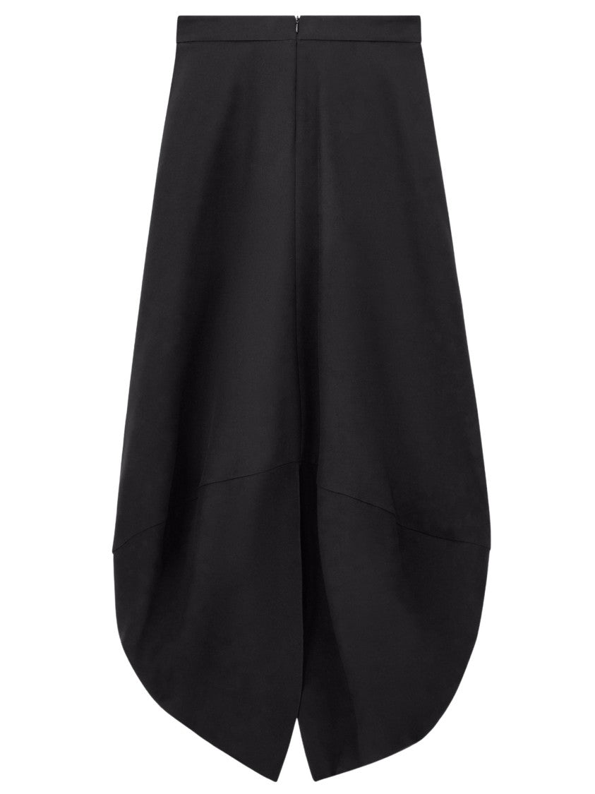 Giorgio Armani Black Balloon Pleated Skirt