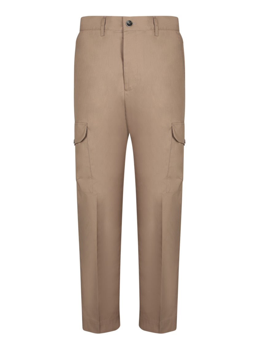 Nine In The Morning Wide-Leg Cargo Trousers With Side Pockets