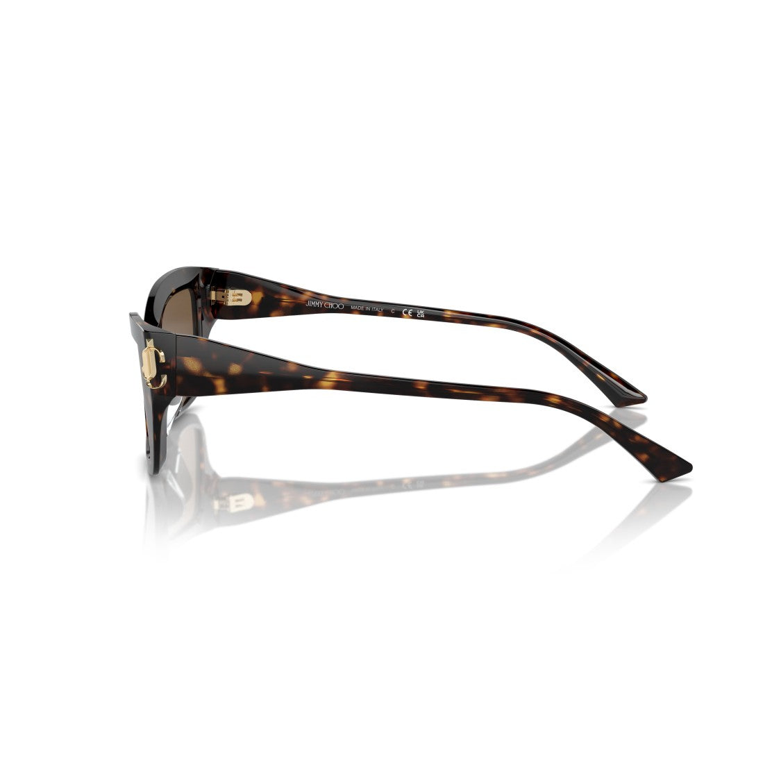 Jimmy Choo 0Jc5011u Rectangular Tortoiseshell Acetate Sunglasses