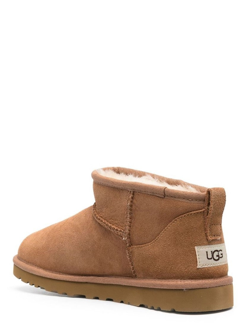 Ugg Classic Ultra Mini Low-Cut Brown Twinface Boots