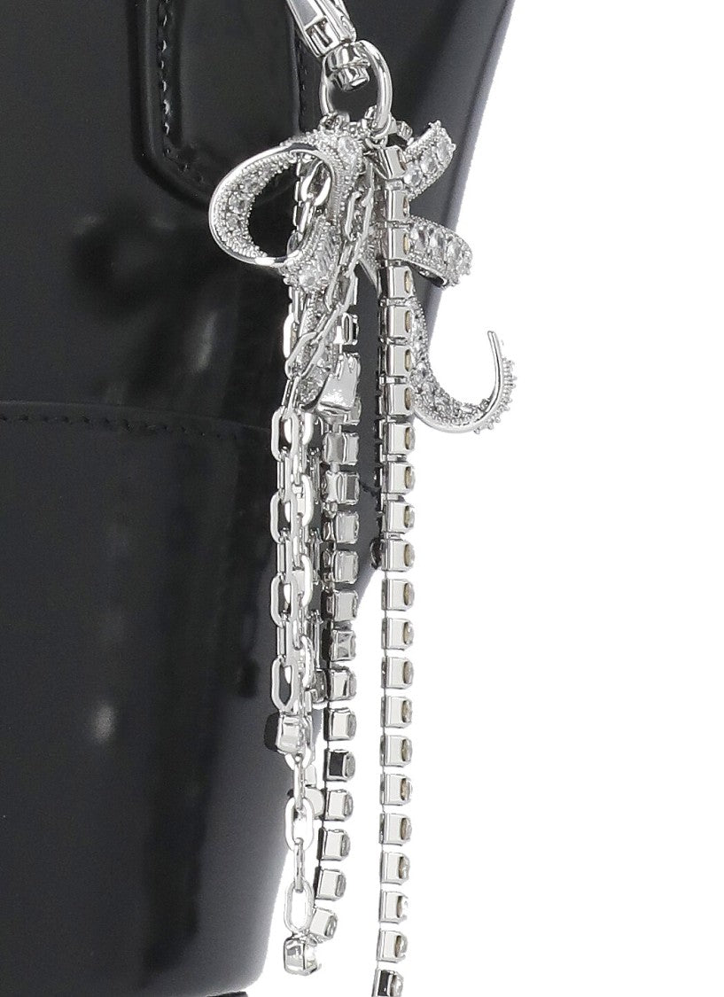 Self-Portrait Leather Shopping Bag