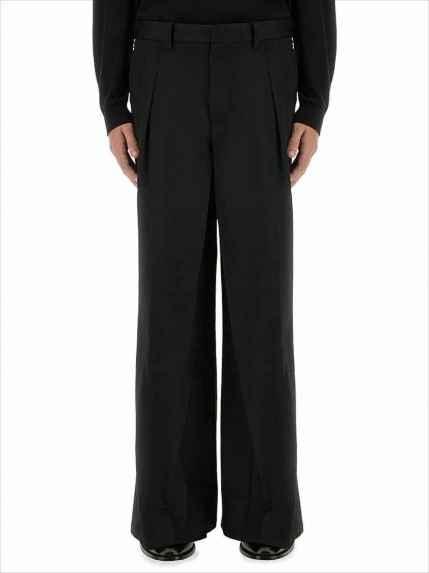 Sasquatchfabrix Wide-Leg Suit Pants With Tailored Finish