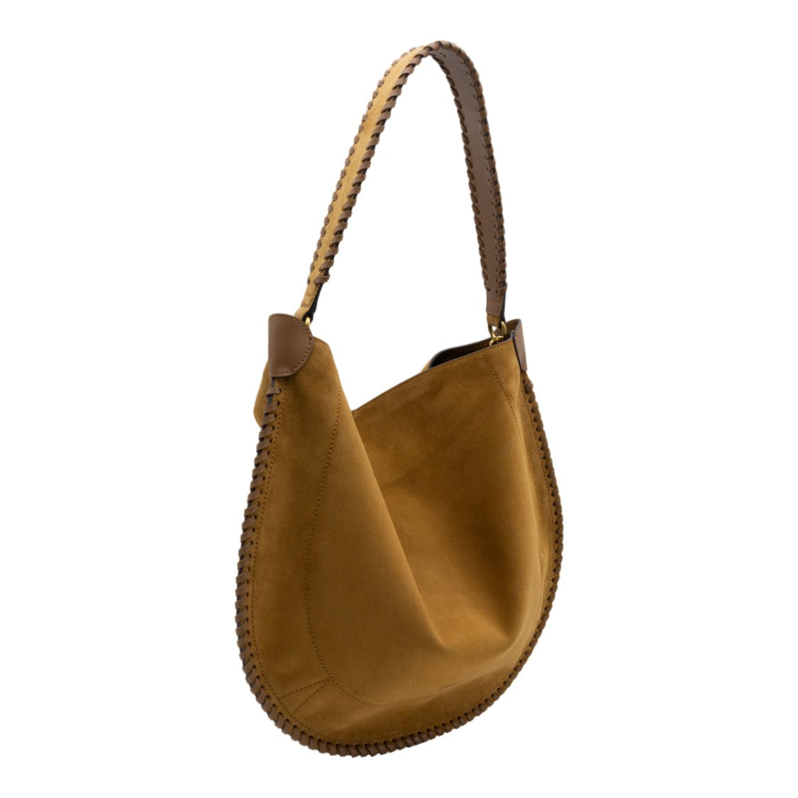 Isabel Marant Suede Shoulder Bag With Braided Detailing