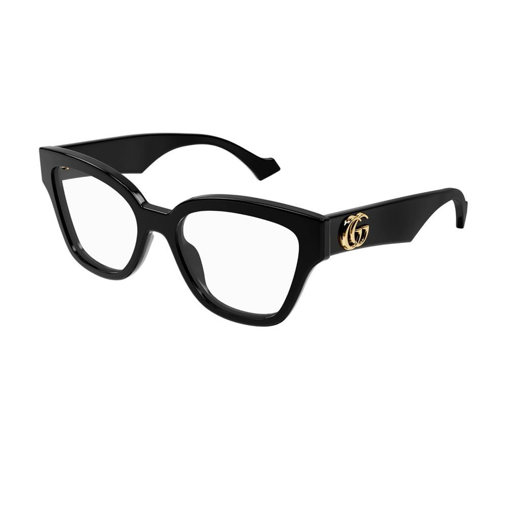 Gucci Gg1424o Emblem Line Square Acetate Eyeglasses