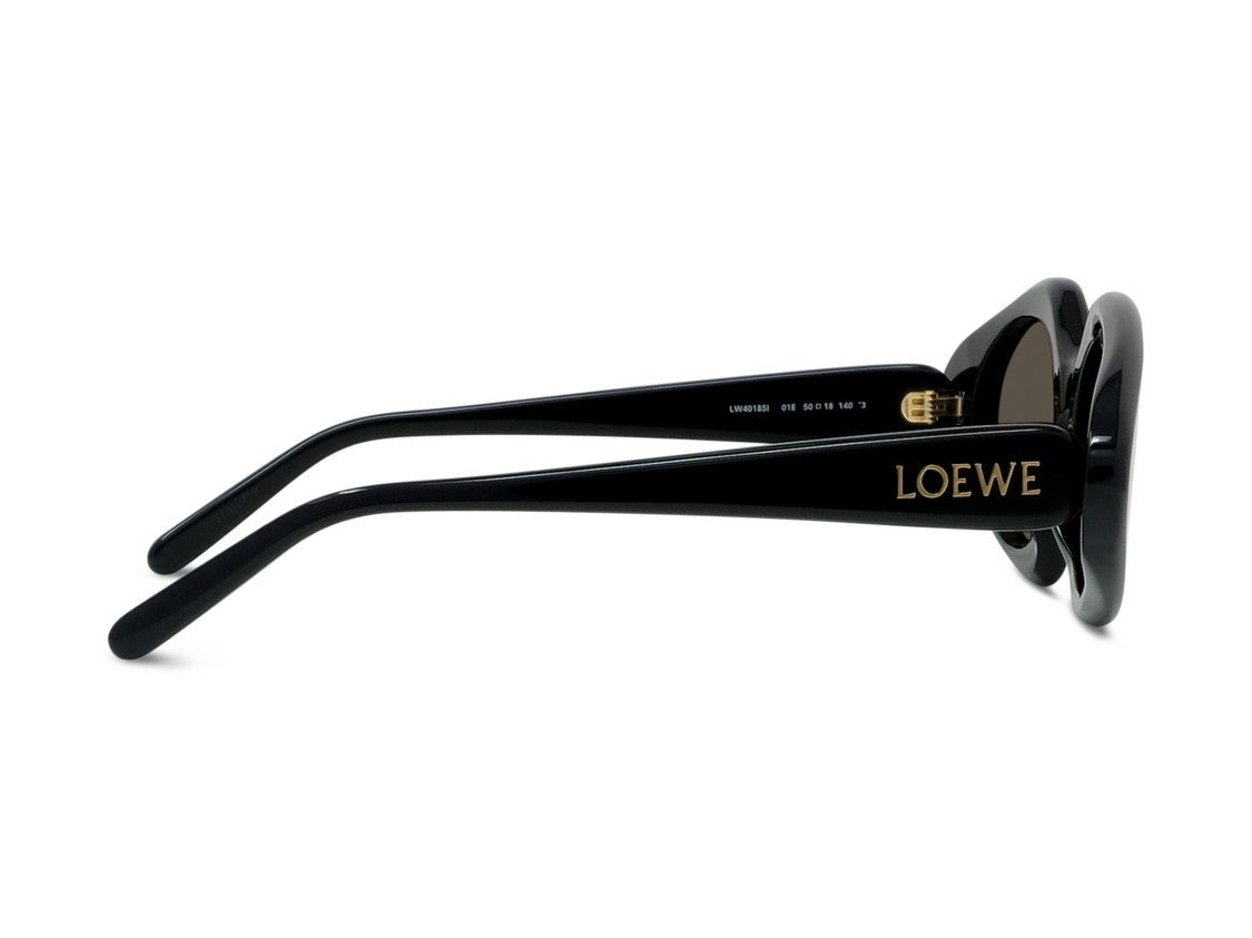 Loewe Glossy Black Lw40185i Oversized Triangular Sunglasses