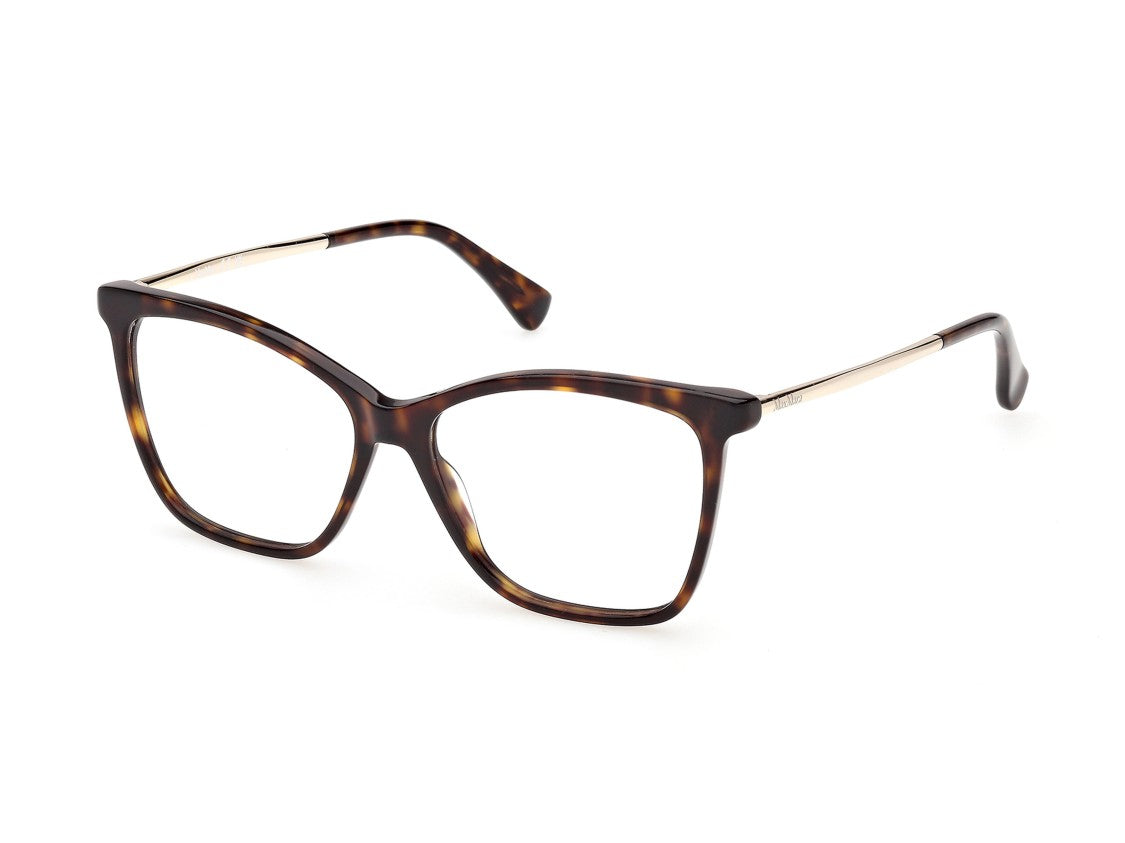 Max Mara Tortoiseshell Mm5235 Square Acetate Eyeglasses