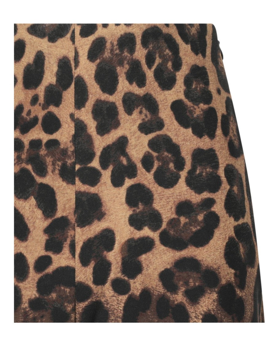 Valentino Animal Print Ombré Mid-Rise Shorts