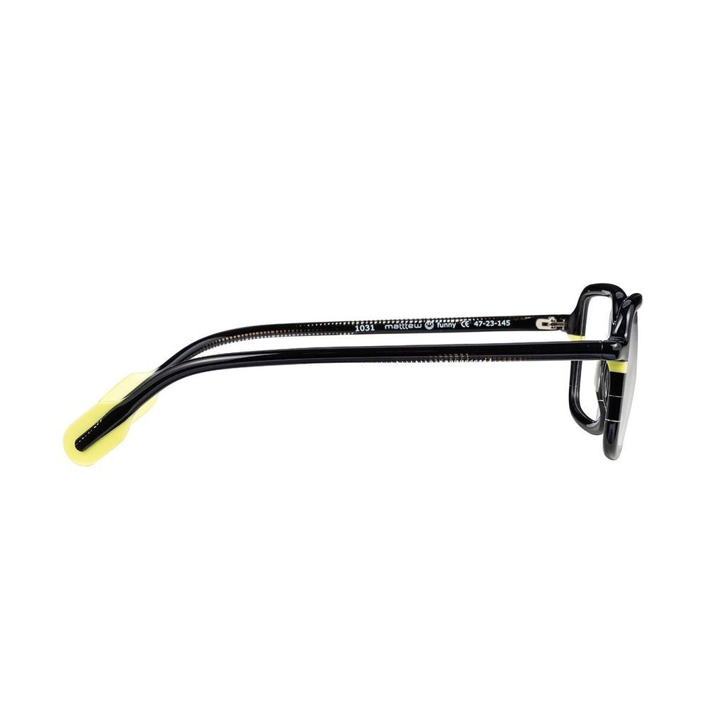 Matttew 11G44bn0a Squared Black Celluloid Eyeglasses