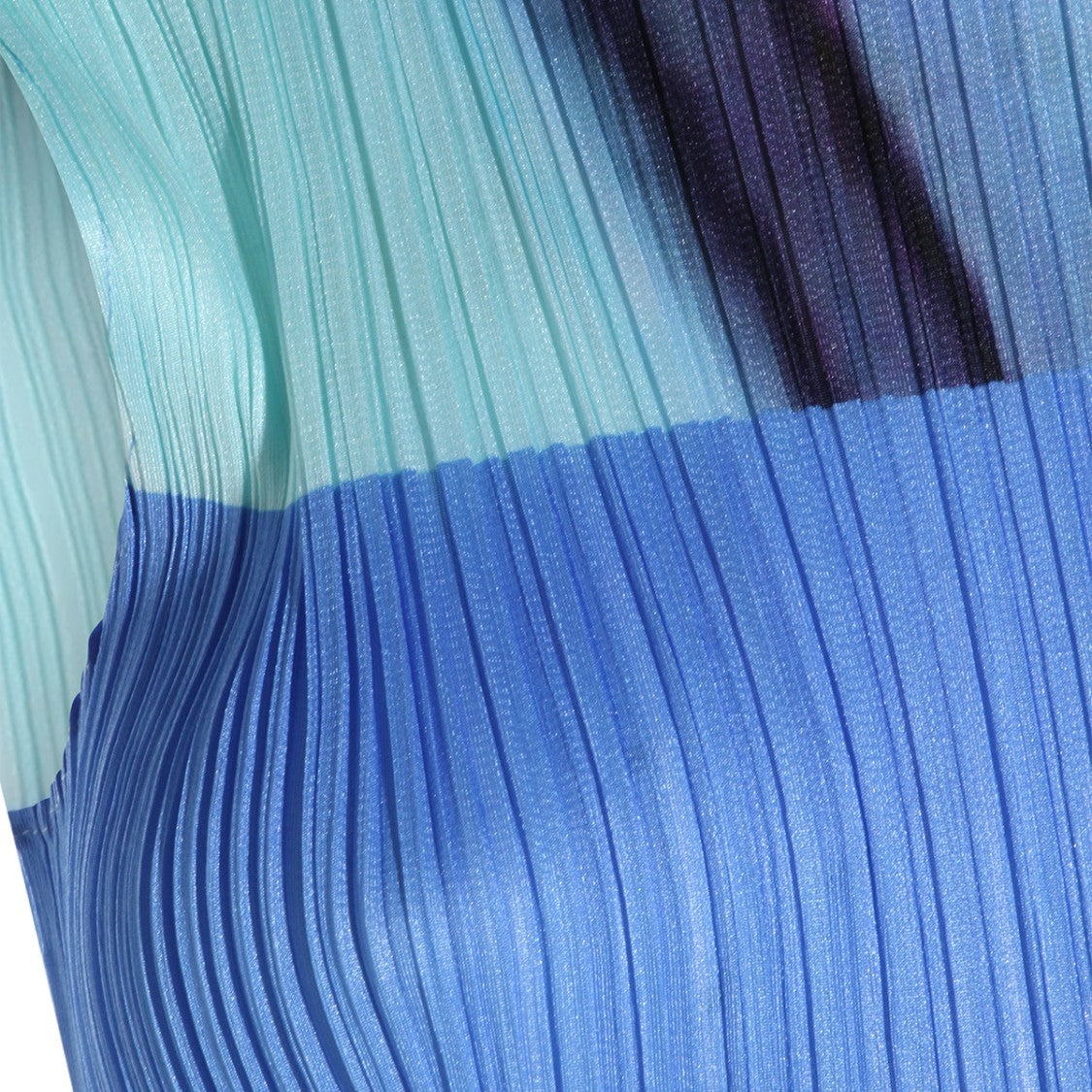Issey Miyake Pleats Please Midi Sleeveless Dress With Pleated Texture