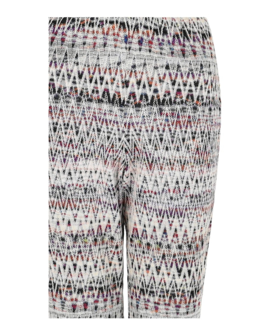 M Missoni Zig Zag Patterned Flared-Leg Pants