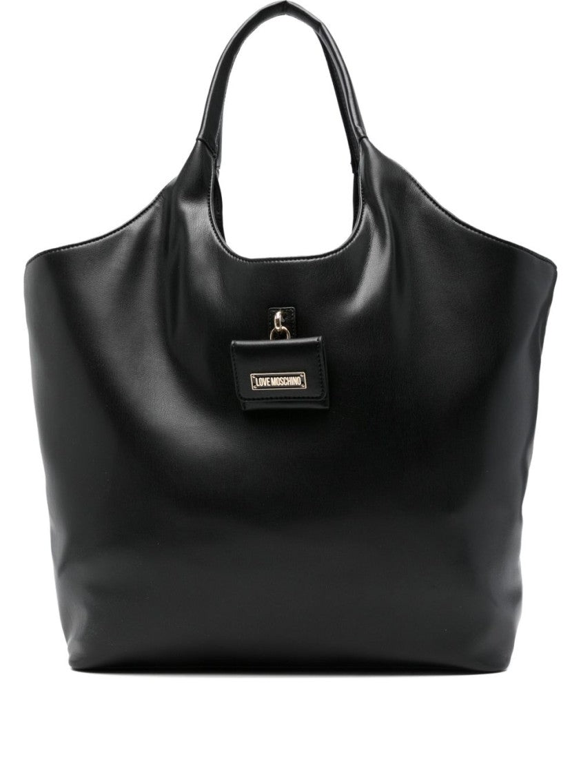 Love Moschino Spacious Minimalist Tote Bag