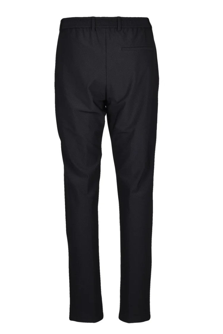 Emporio Armani Nylon Stretch Trousers - Black