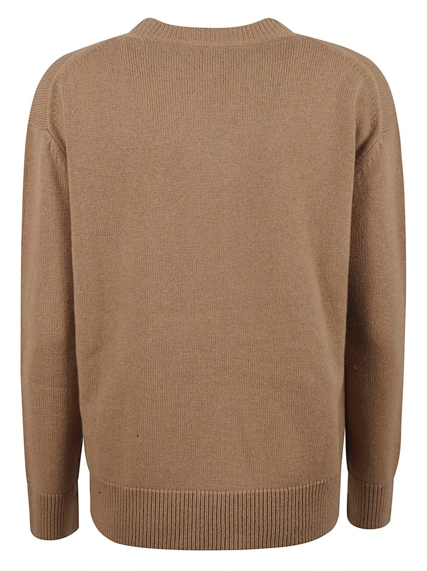 Max Mara Relaxed Fit Brown Sweater