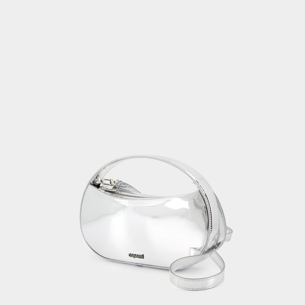 Coperni Mini Sound Swipe Crossbody - Synthetic - Silver
