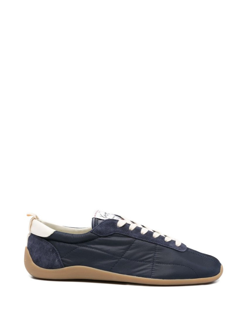 Kenzo Blue Panelled Lace-Up Rubber Sneakers
