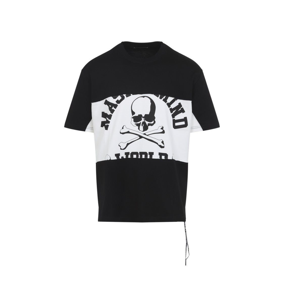 Mastermind Skull Graphic Cotton T-Shirt With Drawstring Hem