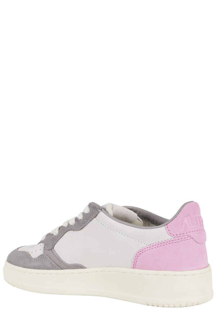 Autry Medalist Light Grey Suede Sneakers
