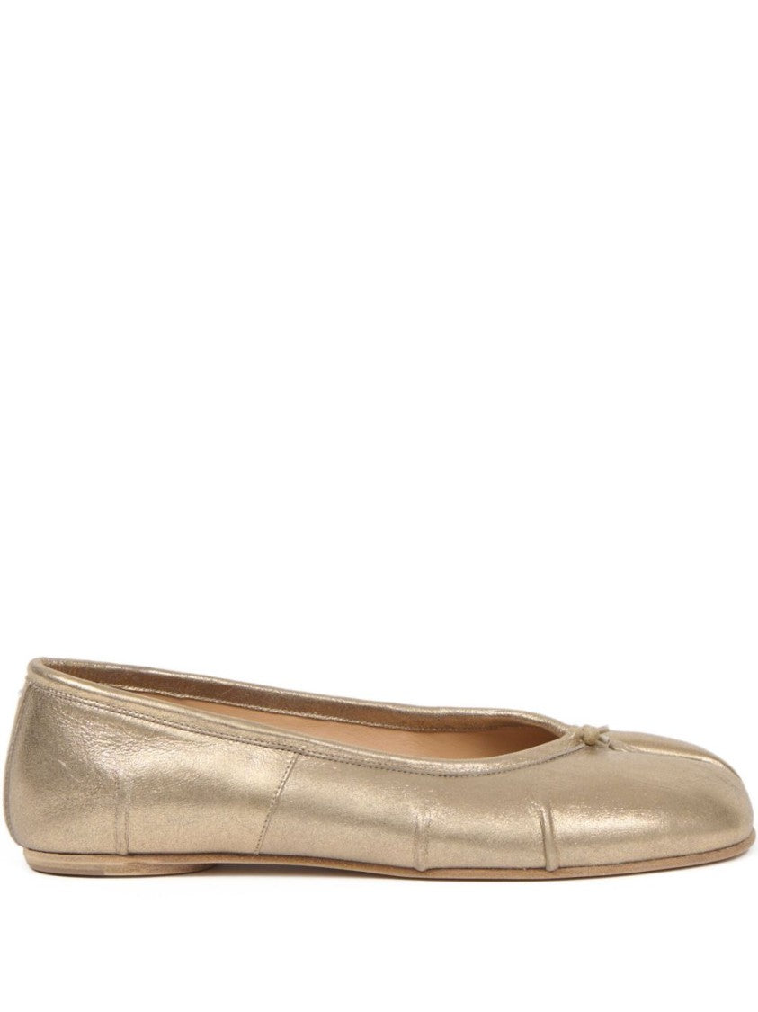 Maison Margiela Gold Ballerina Flats