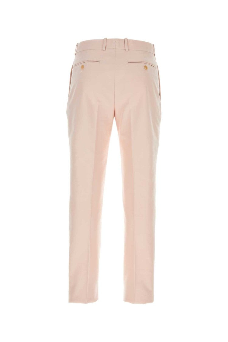 Alexander Mcqueen Pastel Pink Twill Pant