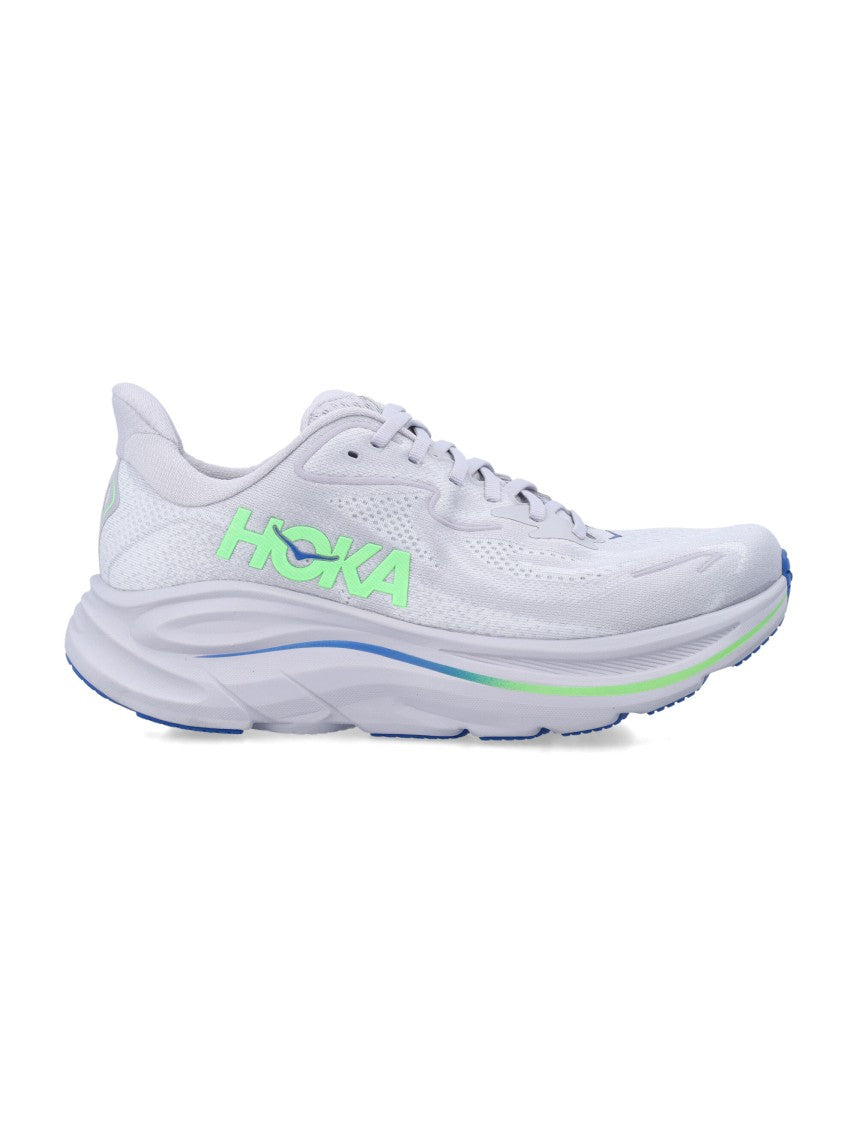 Hoka Lightweight Jacquard Running Sneakers With Reflective Accents