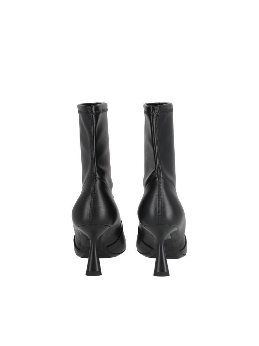 Sergio Levantesi Black Janet67 Pointed-Toe Ankle Boots