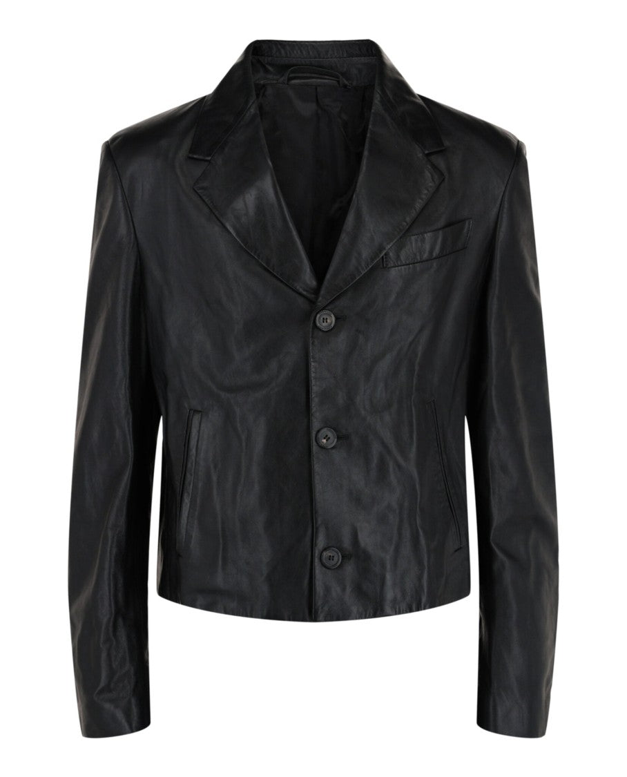 Ferragamo Leather Blazer