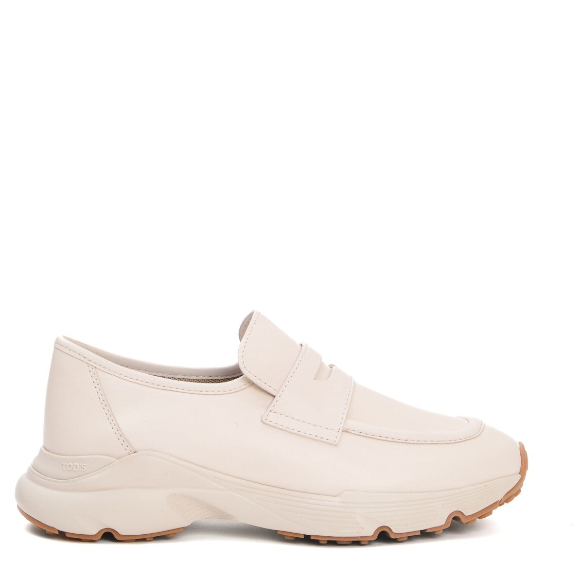 Tod's Sporty Calf Leather Moccasin Sneakers