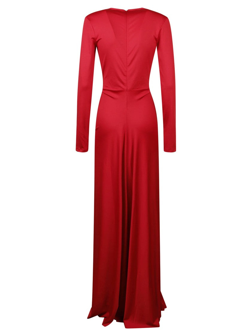Victoria Beckham Floor-Length Red Dress