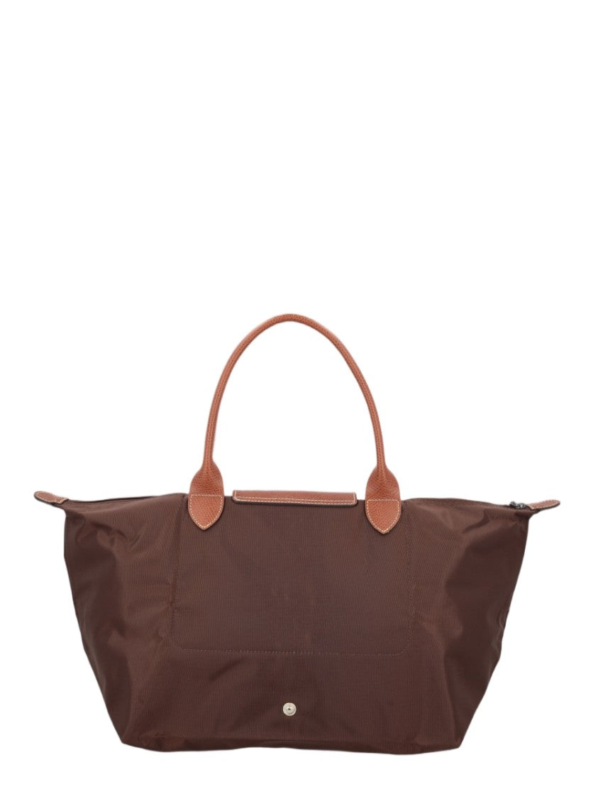 Longchamp Large Soft-Structured Tote Bag With Leather Accents