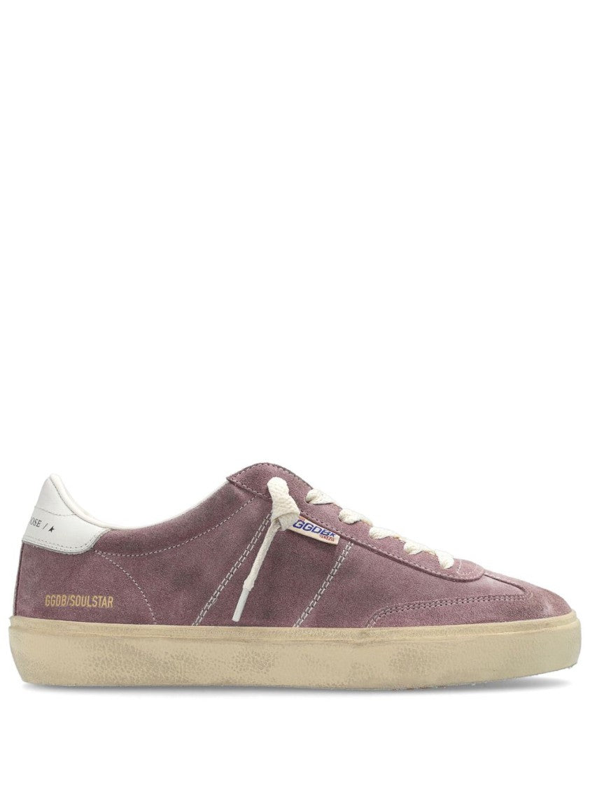 Golden Goose Amethyst Purple Suede Panelled Sneakers