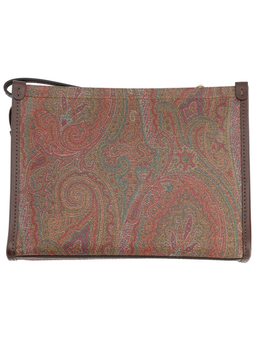 Etro Arnica Detailed Paisley Pattern Wallet
