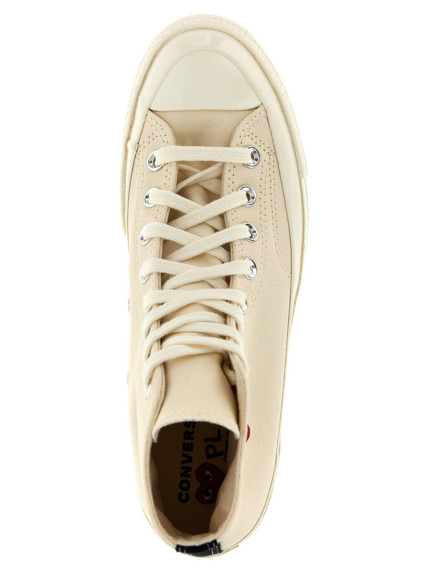 Comme Des Garçons High-Top Canvas Sneakers