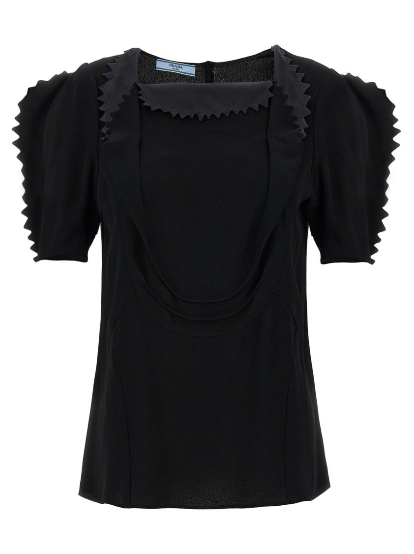 Prada Cady Crêpe Top