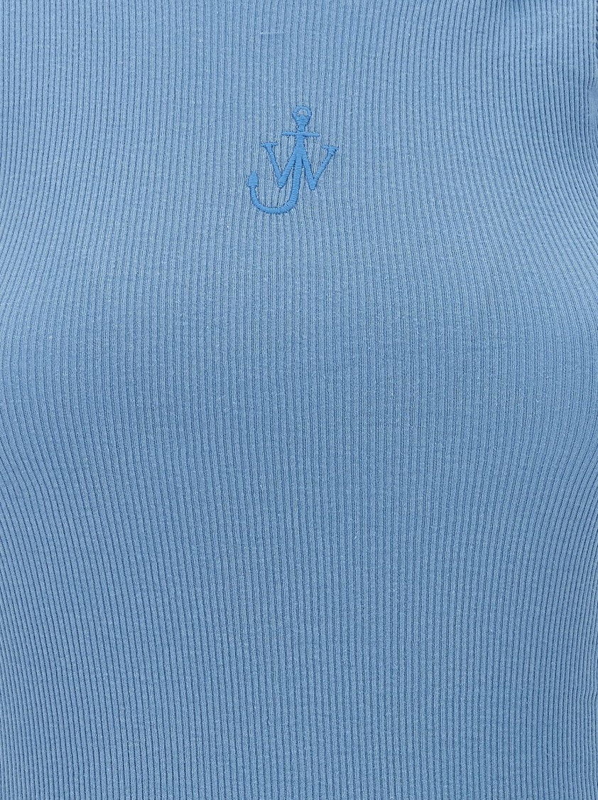 J. W. Anderson Ribbed Cotton Midi Dress