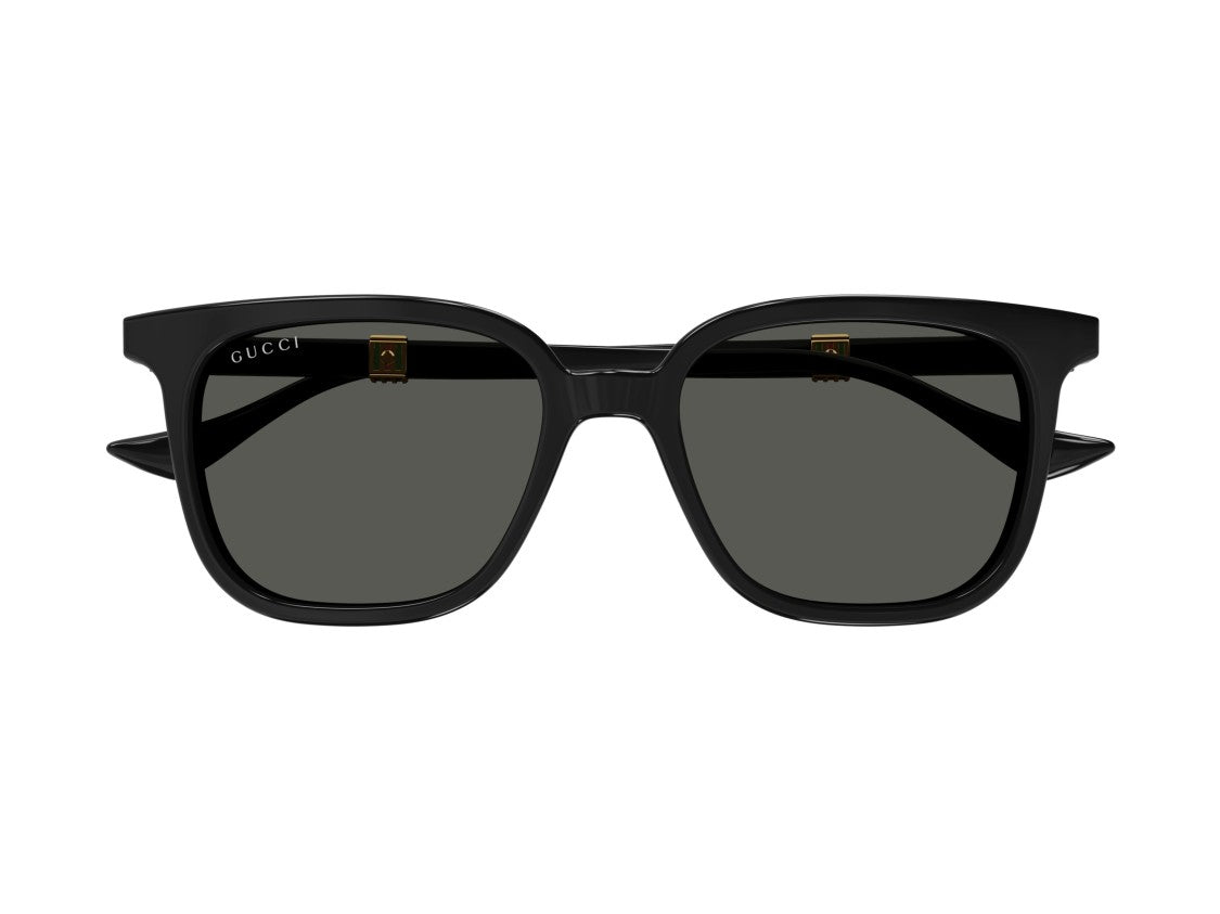 Gucci Gg1493s Glossy Black Acetate Oversized Square Sunglasses
