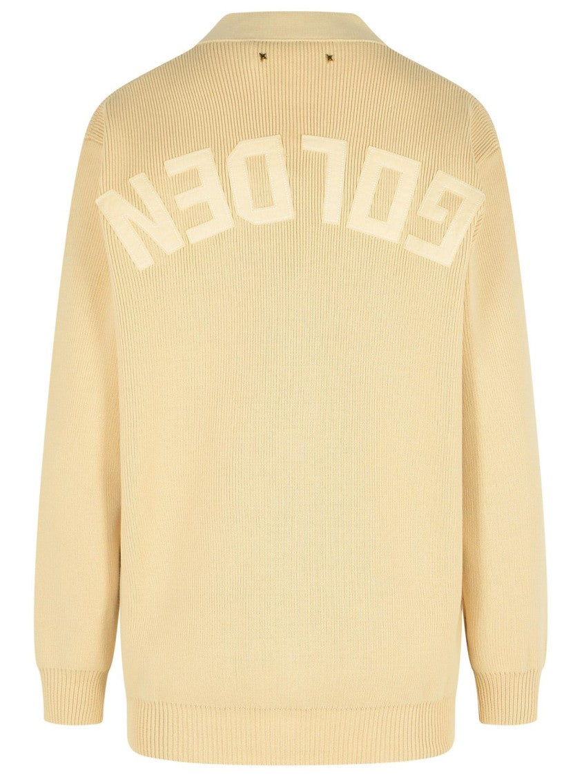 Golden Goose Beige Cotton Cardigan